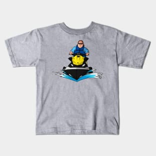 Jetski Guy Kids T-Shirt